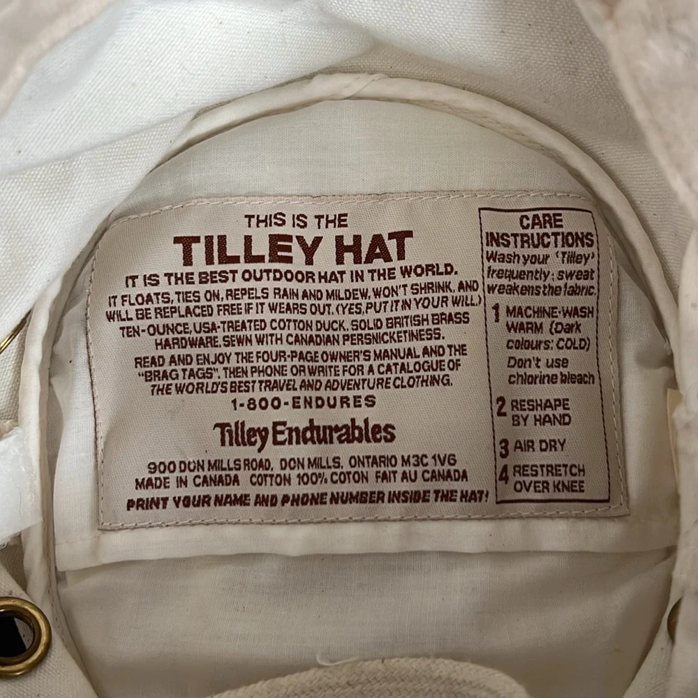 The Tilley Endurables Wide Brim Outdoor Hat Preowned - Picture 6 of 8